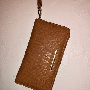 Steve Madden tan Wallet clutch